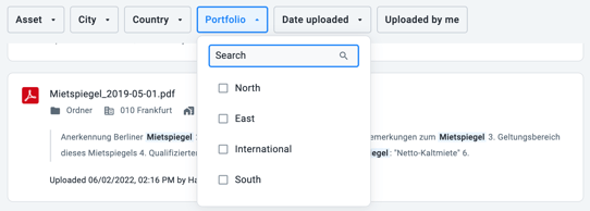 Jan - portfolio filter
